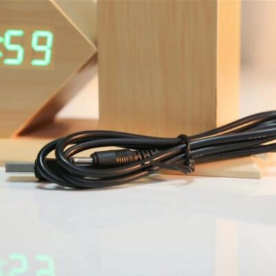 Wooden Digital Alarm Clock And Pen Holder - Image 10