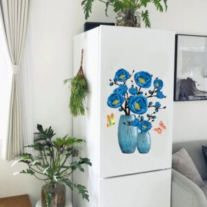 3D Waterproof Flower Vase Indoor Stickers