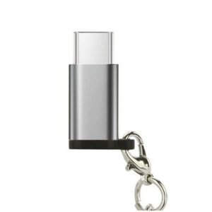 Micro USB To Type C OTG Adapter Silver – 1