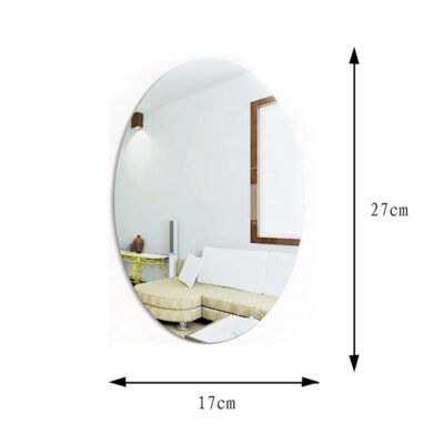 3D Removable Vinyl Mirror Wall Sticker - Image 4