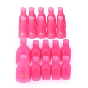 10 pcs Plastic Nail Polish Remover Nail Clip