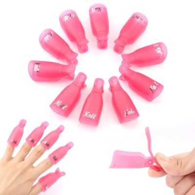 10 pcs Plastic Nail Polish Remover Nail Clip - Image 5