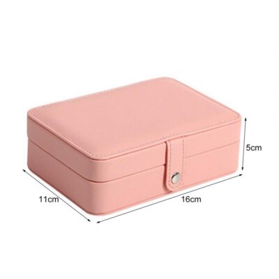 Jewelry Travel Case PU Leather - Image 4