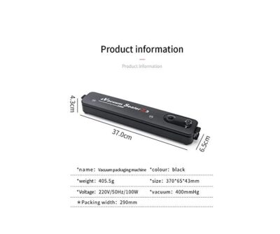 Premium Vacuum Sealer, Food Packaging Machine - Image 9