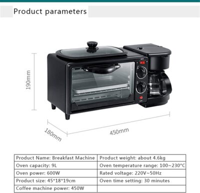 Multifunctional 3 IN 1 Breakfast Maker - Image 3