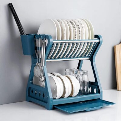 2 Layer Dish Rack - Image 7