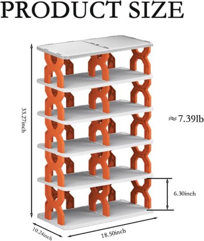 Multi-layer Shoe Rack With Wheels - Image 9