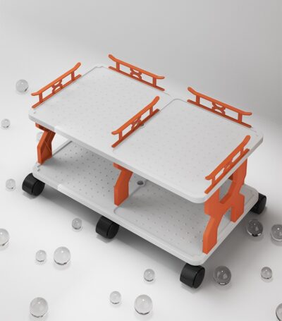 Multi-layer Shoe Rack With Wheels - Image 3