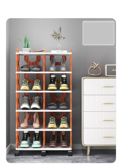 Multi-layer Shoe Rack With Wheels - Image 6