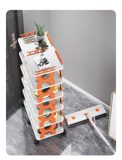 Multi-layer Shoe Rack With Wheels - Image 7