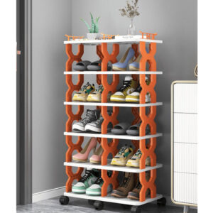 Multi-layer Shoe Rack With Wheels