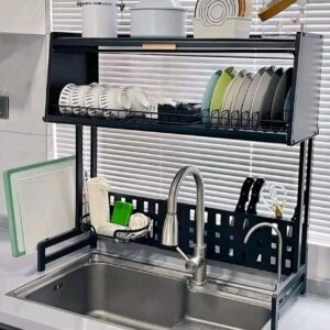 2 Tier Metal Kitchen Dish Rack