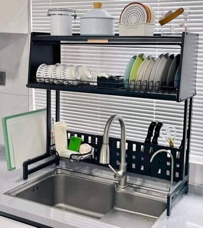 2 Tier Metal Kitchen Dish Rack