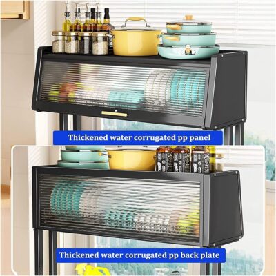 2 Tier Metal Kitchen Dish Rack - Image 10