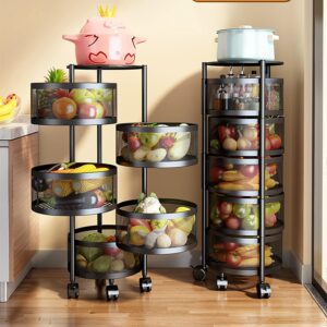 5 Tier Metal Storage Rack Round