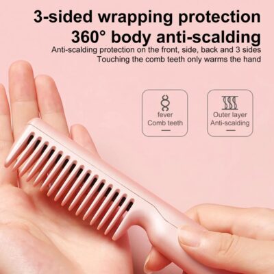 2 In 1 USB Mini Hair Straightener - Image 5