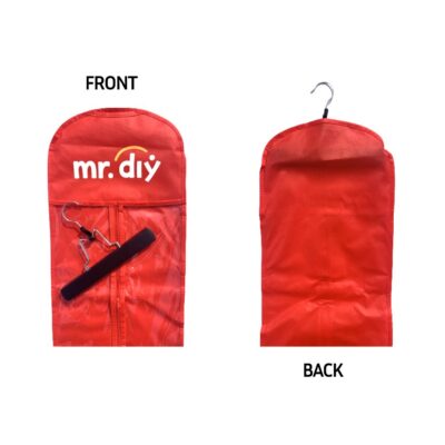 40"x12" Luxury Wig Storage Bag With Hanger Red - Image 9