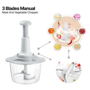 3 Blades Manual Meat And Vegetable Chopper