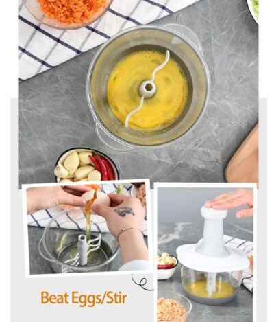 3 Blades Manual Meat And Vegetable Chopper - Image 9