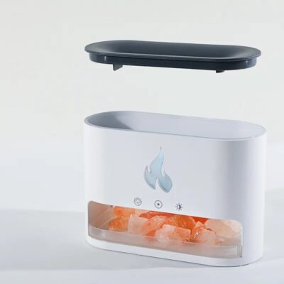 250ML Multi-color Fireplace Air Humidifier - Image 7