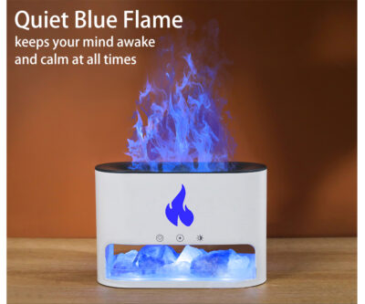 250ML Multi-color Fireplace Air Humidifier - Image 6