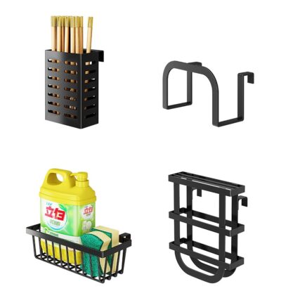 2 Tier Metal Kitchen Dish Rack - Image 6