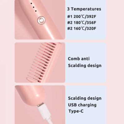 2 In 1 USB Mini Hair Straightener - Image 11