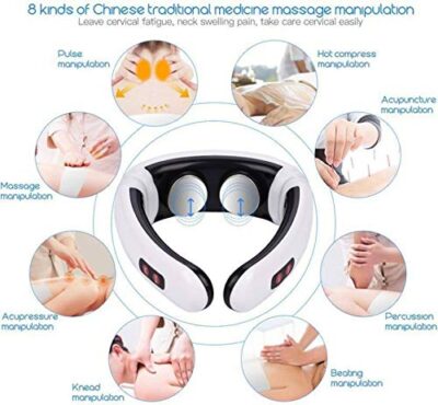 Non Rechargeable Pulse Back And Neck Massager Pain Relief Tool - Image 3