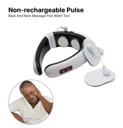 Non Rechargeable Pulse Back And Neck Massager Pain Relief Tool