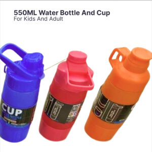 Water Bottle And Cup – 550ml