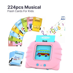 224pcs Musical Flash Cards For Kids