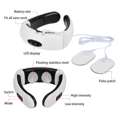 Non Rechargeable Pulse Back And Neck Massager Pain Relief Tool - Image 5