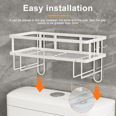 Toilet Metal Storage Rack - Image 4