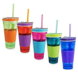 SNACKEEZ 2 In 1 Snack and Drink Cup – Multicolor