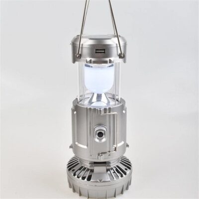 Solar Rechargeable Camping Light And Fan - Image 7