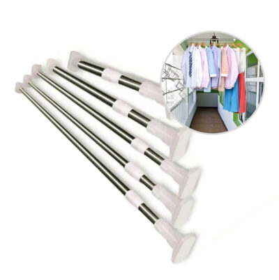 Adjustable Stainless Steel Rod For Clothes And Curtains - Image 4