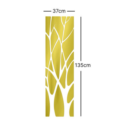 3D Large Mirror Wall Sticker Tree Acrylic Decal 135x37cm - Image 12