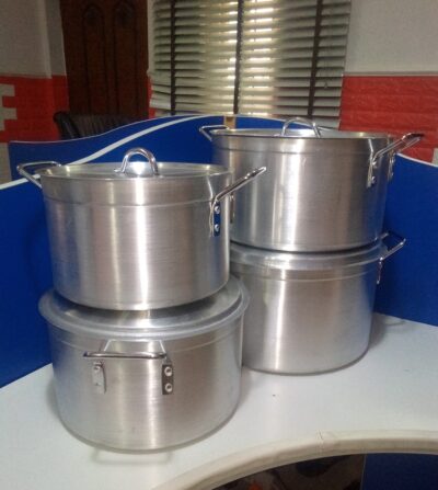 4pcs Hoffner Aluminum Stock Pot Set - Image 4