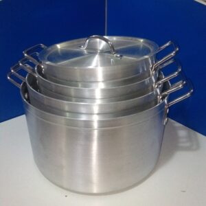 4pcs Hoffner Aluminum Stock Pot Set