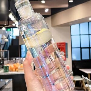 Large Capacity Plastic Glass Water Bottle