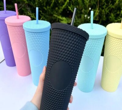 700ml Plastic Tumbler With Lid And Straw - Image 6