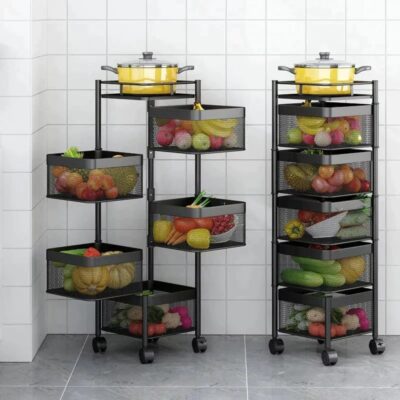 5 Tier Metal Storage Rack Square - Image 8