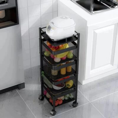 5 Tier Metal Storage Rack Square - Image 7