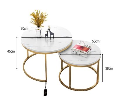 2 IN 1 Nordic Round Table - Image 7