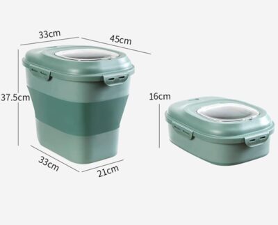 Collapsible Food Storage Container With Scooper - Image 7