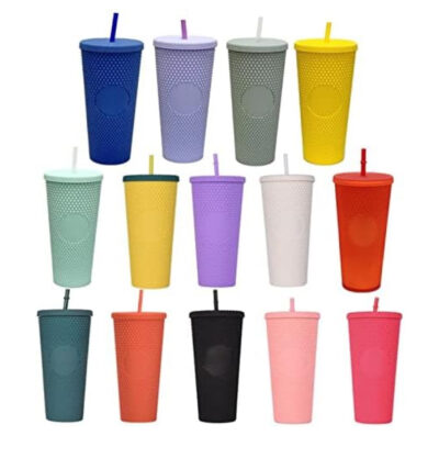 700ml Plastic Tumbler With Lid And Straw - Image 10