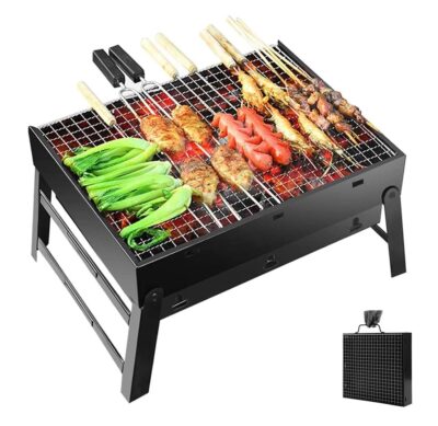 Foldable Portable Steel Barbecue Grill - Image 9