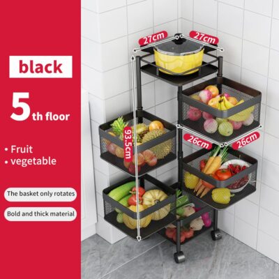 5 Tier Metal Storage Rack Square - Image 11