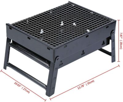 Foldable Portable Steel Barbecue Grill - Image 2