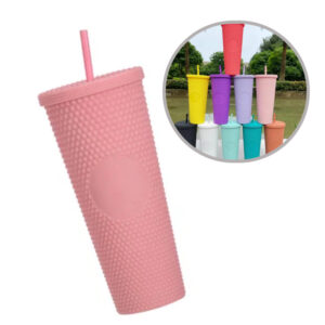 700ml Plastic Tumbler With Lid And Straw